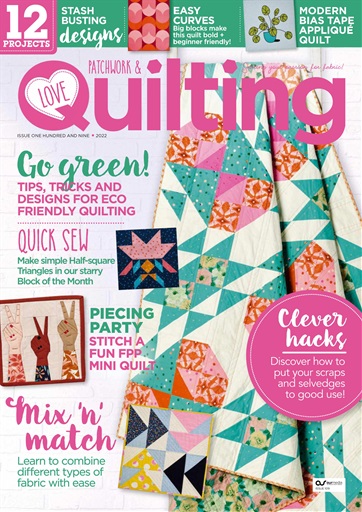 Love Patchwork And Quilting