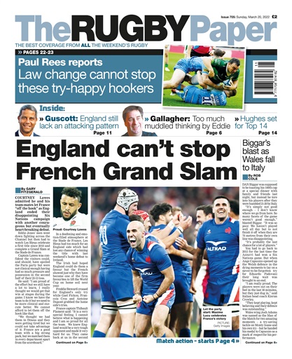 The Rugby Paper The English Regional Edition