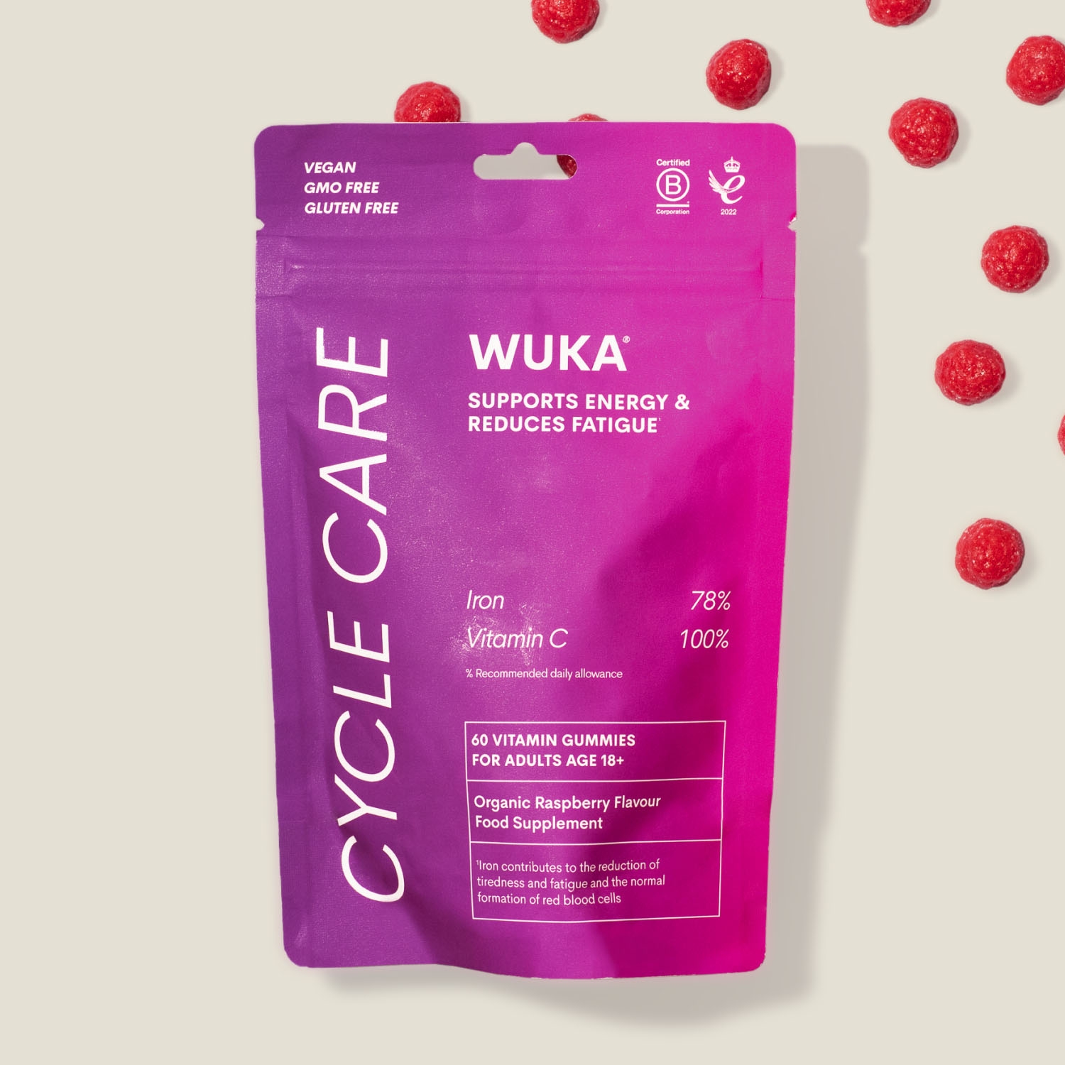 Free Wuka - energry iron gummies worth £19.99