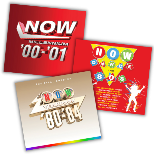 Free NOW CD bundle worth £34.98