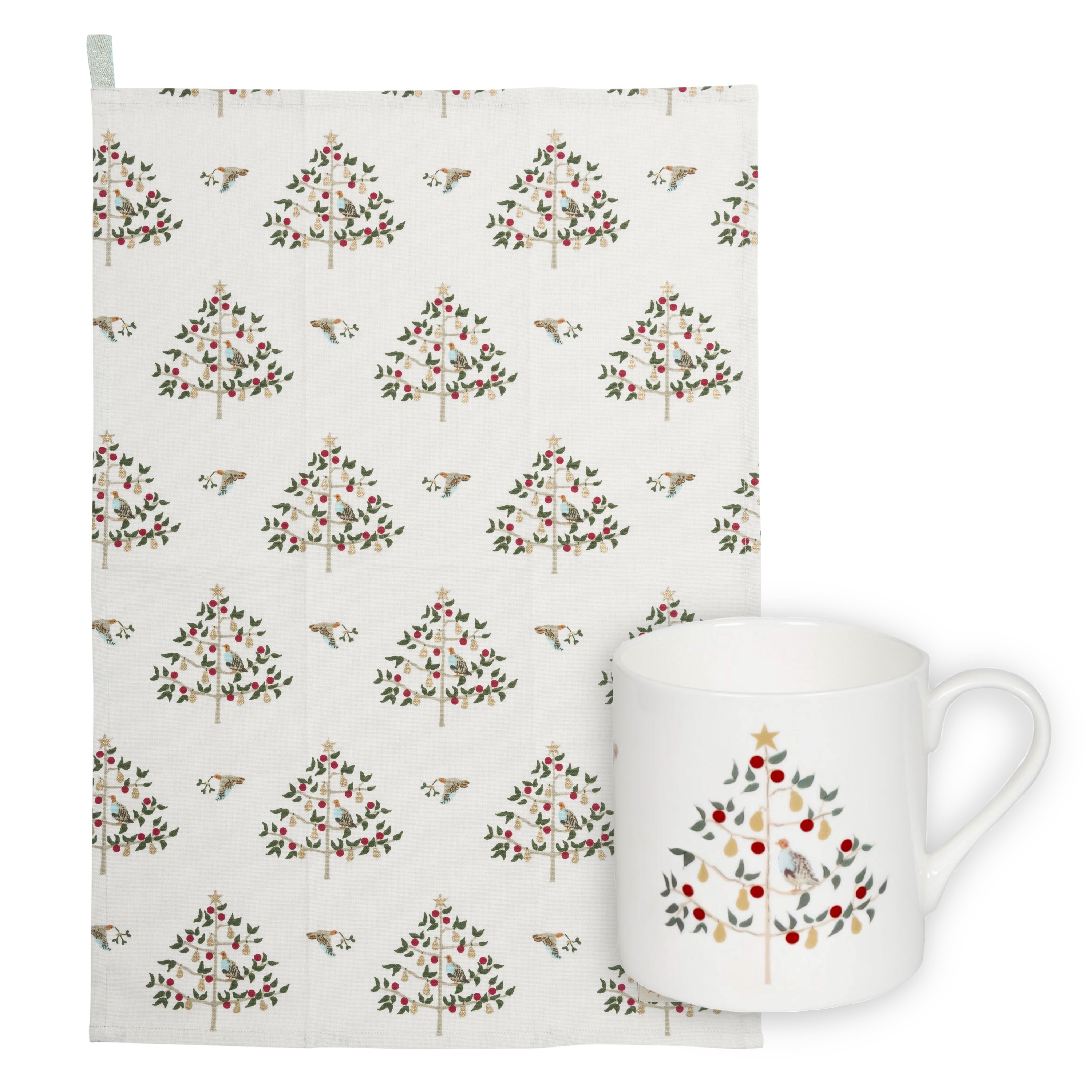 Tea towel and mug gift