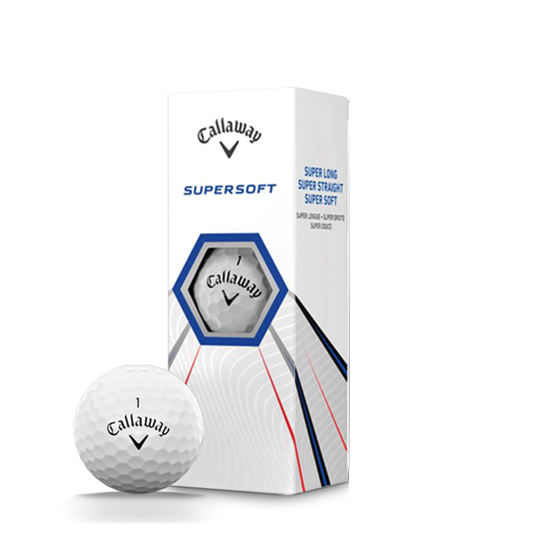 Callaway Supersoft Golf Balls (3 Ball Sleeve)